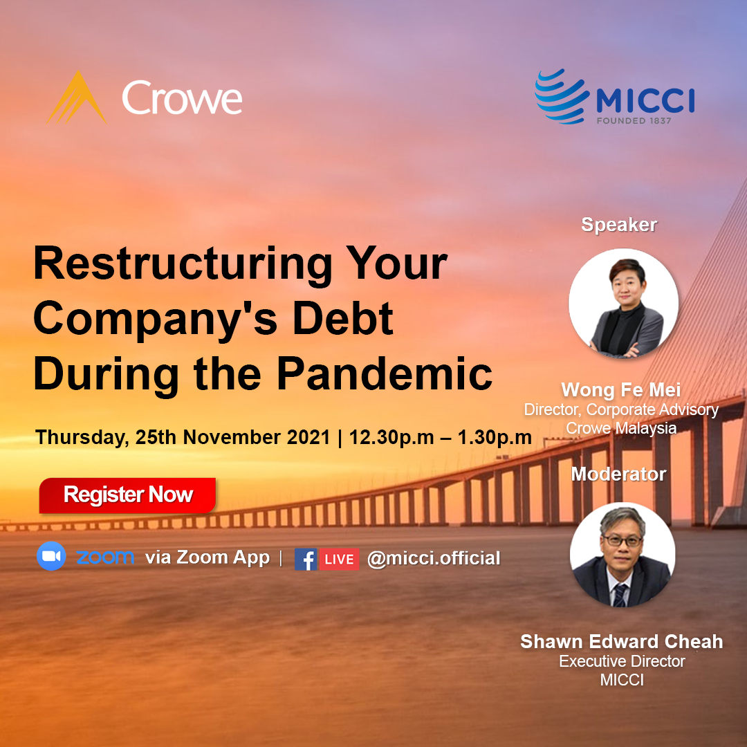[CROWE WEBINAR] Restructuring Your Company's Debt During the Pandemic