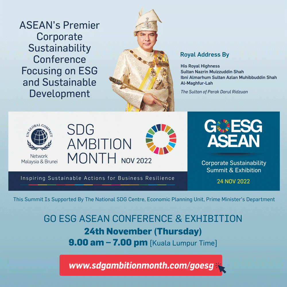 [GO ESG ASEAN 2022 Summit] Secure your complimentary seats now!